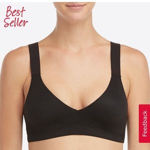 Spanx Bra-llelujah Unlined Bralette Black